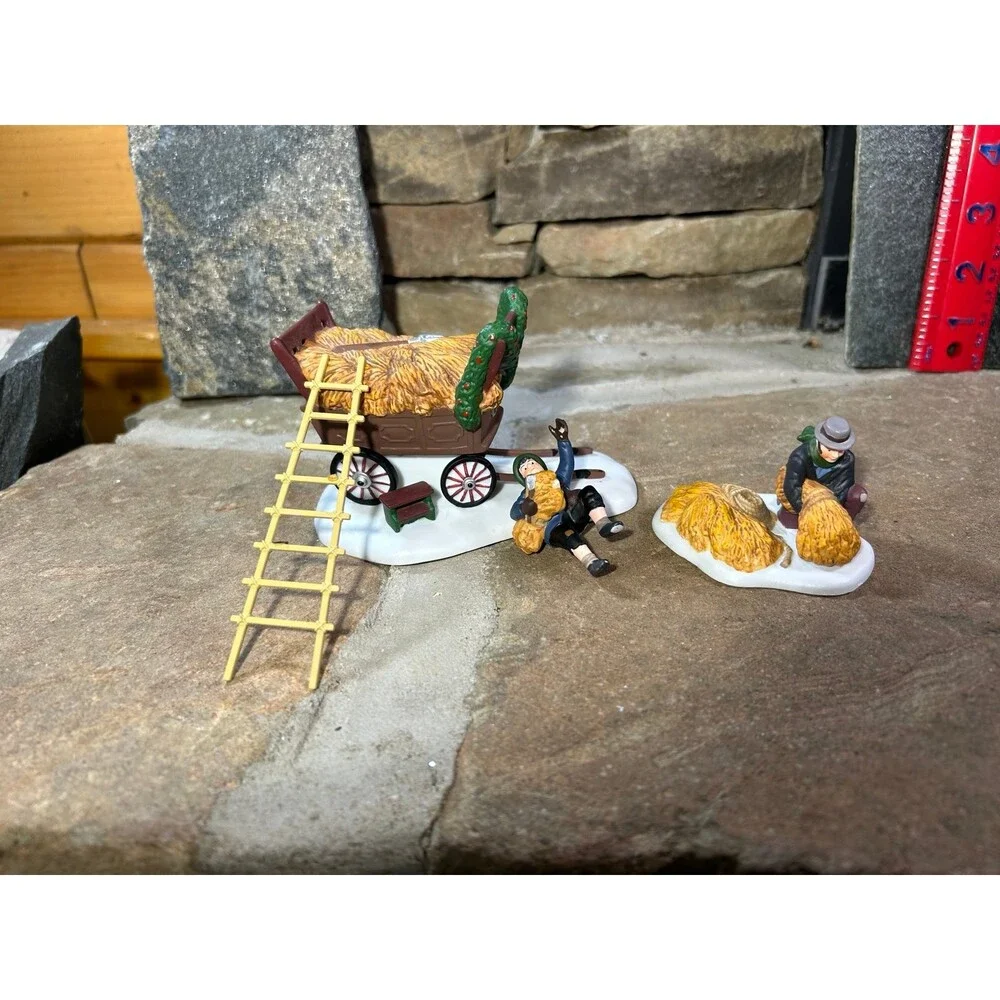 Dept 56 Heritage Village THATCHERS Set of 3 Complete in Box with Foam 5829-7
